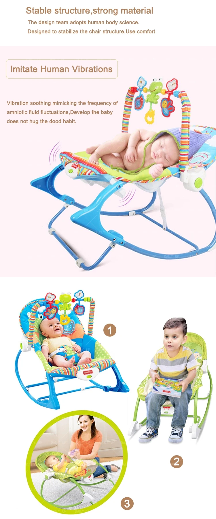 Baby Bouncer Swing Chair With Toys Bouncer Chair For Baby Baby Bouncer Swing