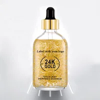 

Organic Natural Pure Wrinkle AHA Facial Serum Anti Aging 24k Gold Serum Private Label Hyaluronic Acid Vitamin C Serum