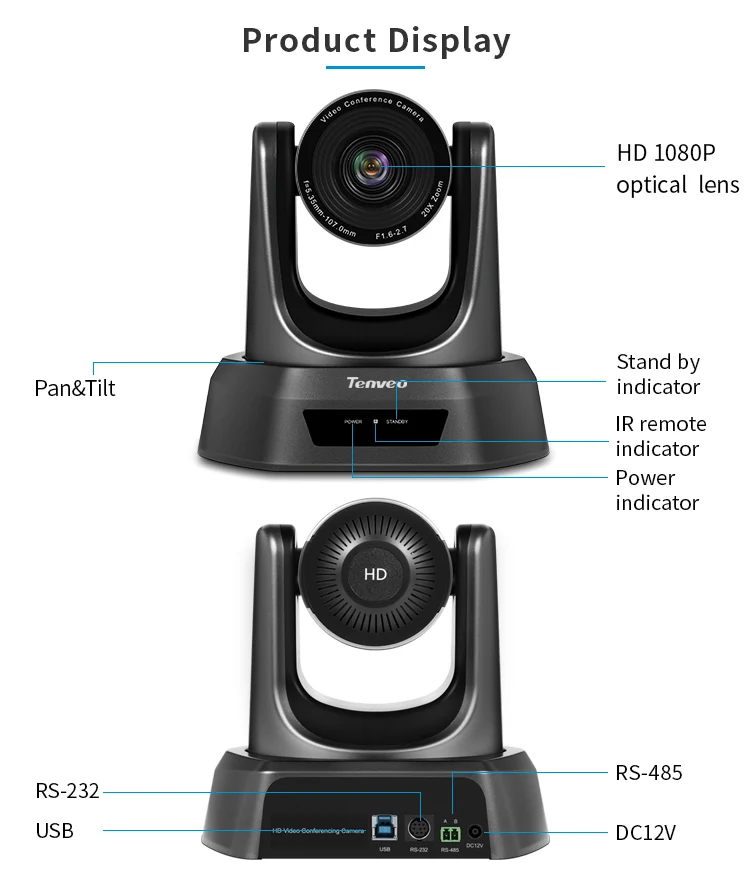TEVO-NV20U 20X USB Video Conferencing Camera