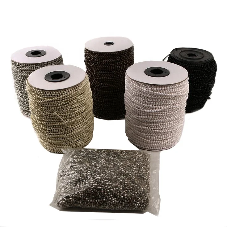 

Different color factory supply roller blind beaded chain blinds accessories