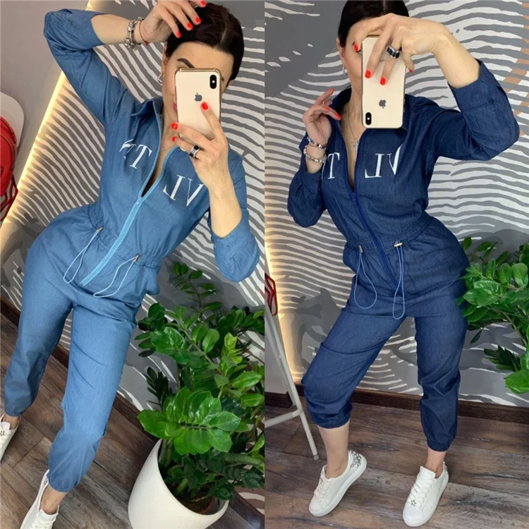 

Sport Wear Casual Jumpsuit Women Sexy Playsuit Female Fitness Rompers Overalls one piece, As picture show