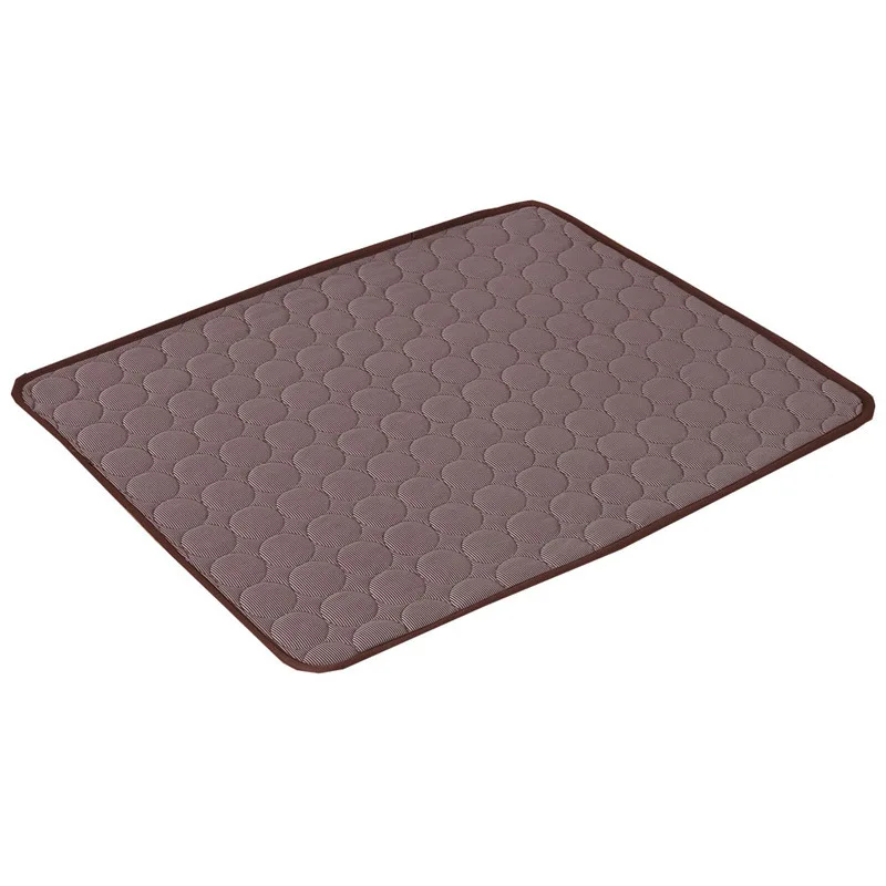 

Dog Cooling Mat Pressure-Activated Gel Cooling Mat Cool Pad Ice Silk Washable Cooling Blanket Cushion Sleep Dogs Cats Pet Mat