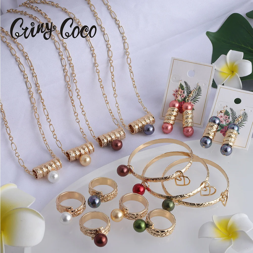 

Cring CoCo Simple Pearl Pendant hawaiian jewelry guam gold filled necklace 14k gold jewelry wholesale polynesian necklace
