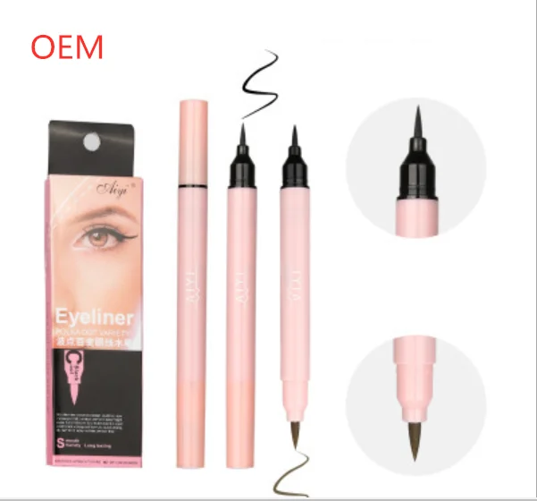 

Private Label Custom Double SIdes 2in1 Waterproof Makeup Liquid Eyeliner Pencil, Muliti-color