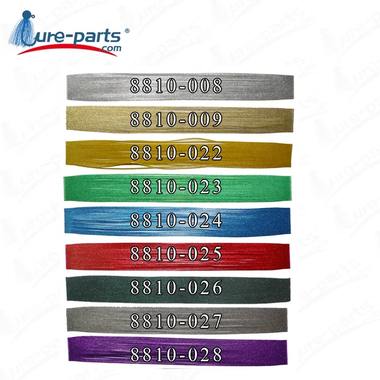 

premium quality fishing silicone tabs ,Silicone Skirt material Tabs-Heavy Metal jig Skirts,spinner bait skirts., Look at the colors below.