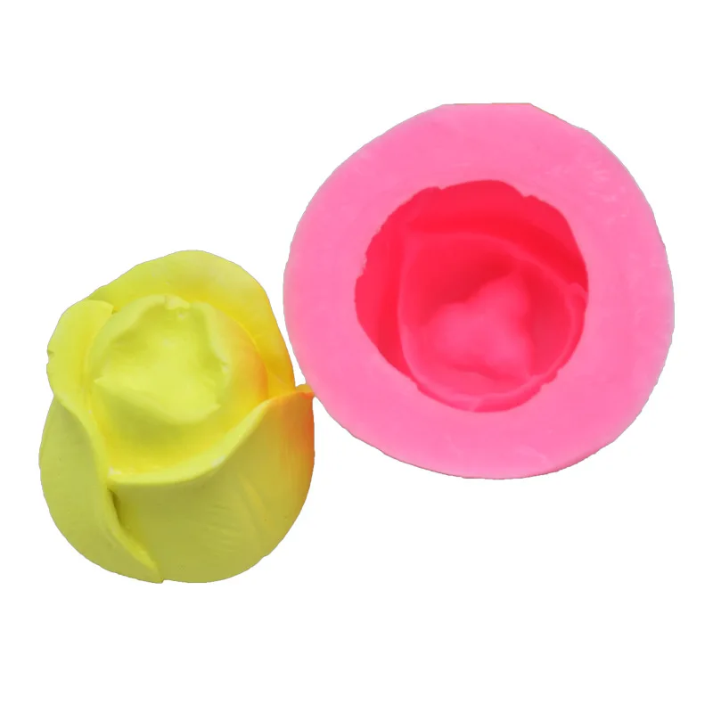 

Fusimai Rose Mould Soap Mold Silicone Ice Cube Resin Tulip Candle resin mold