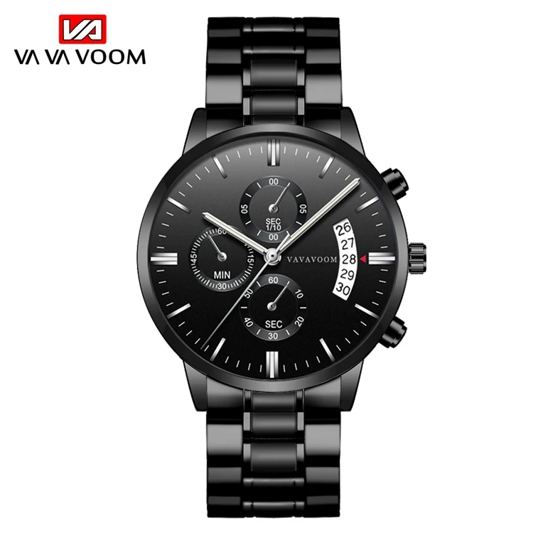 

VA VA VOOM VA-214 Unique Quartz Watch Fashion 3atm Water Resistant Stainless Steel Watch Back Watch Shop Men, 5 colors for you choose