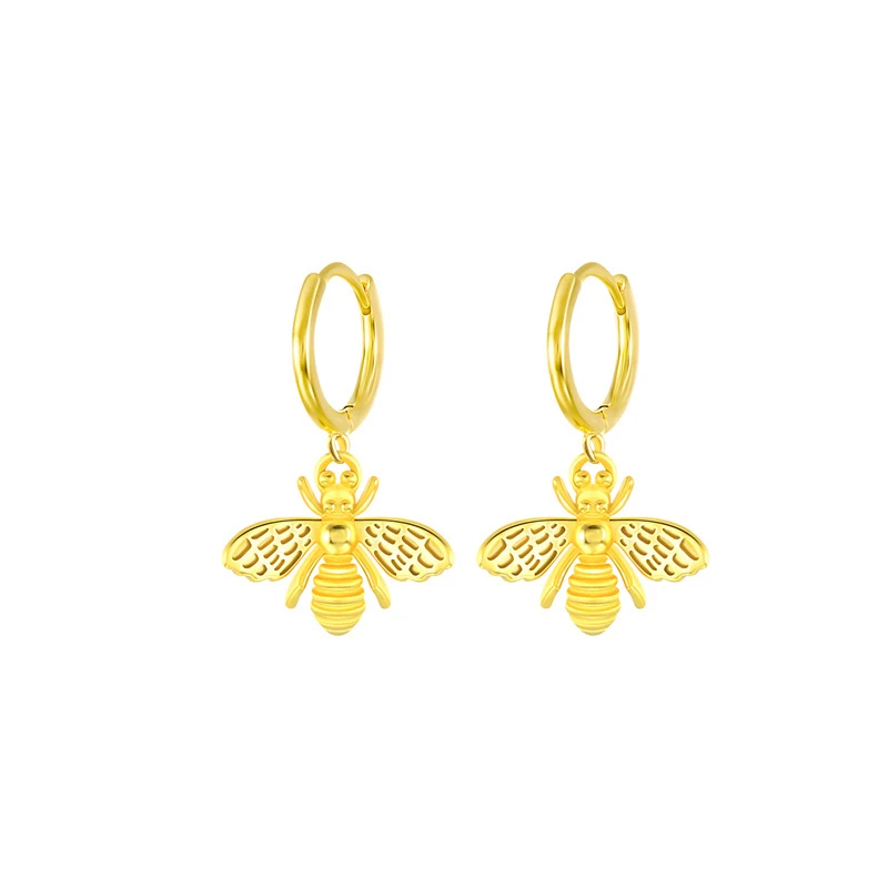 

Creative Bee earrings wholesale S925 sterling silver fashion earrings jewelry, Available