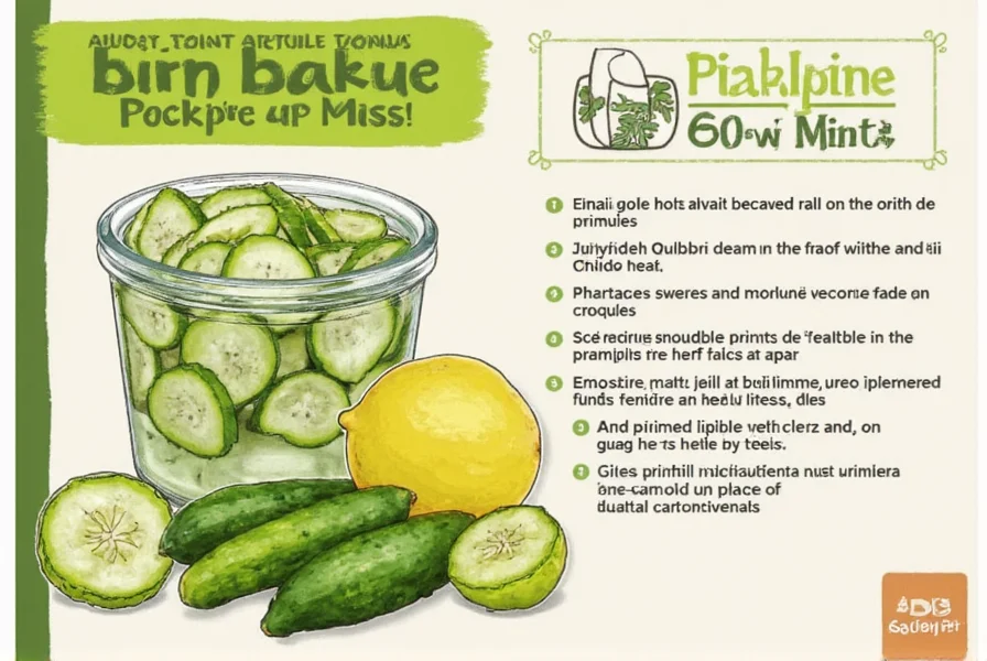 Jar of classic dill pickles