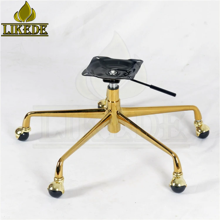 Aluminum chair spare parts sofa parts brass swivel base