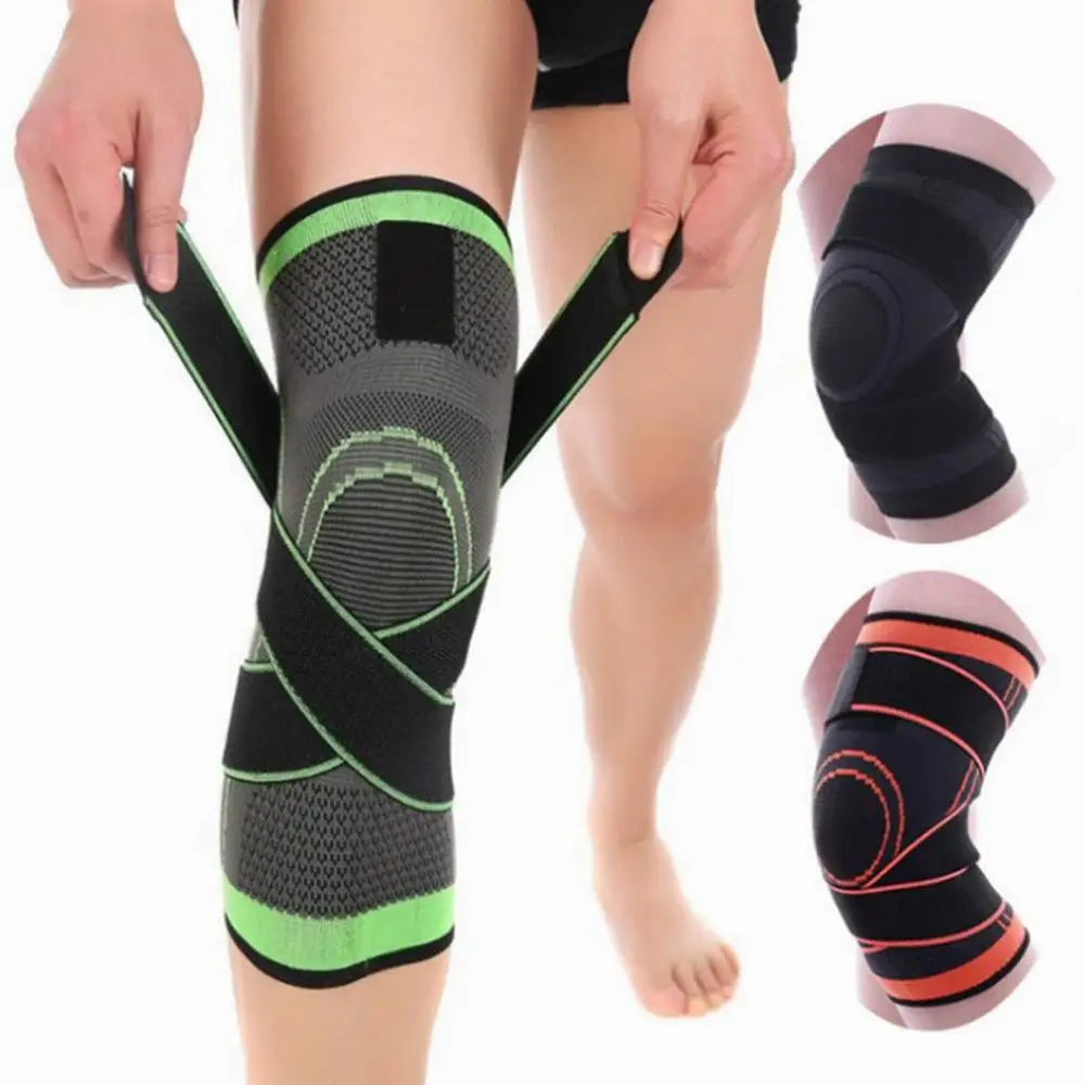 

pad Elastic Bandage Pressurized Breathable Knee Support Protector For Fitness Sport Running Arthritis Muscle Joint Brace