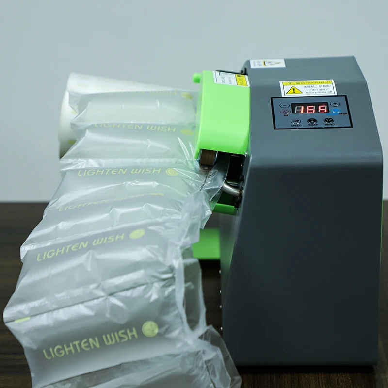 Plastic Cushioning Protective Air Cushion Void Filling Film Air Bubble Cushion Bag Air Pillow Film Roll Packaging