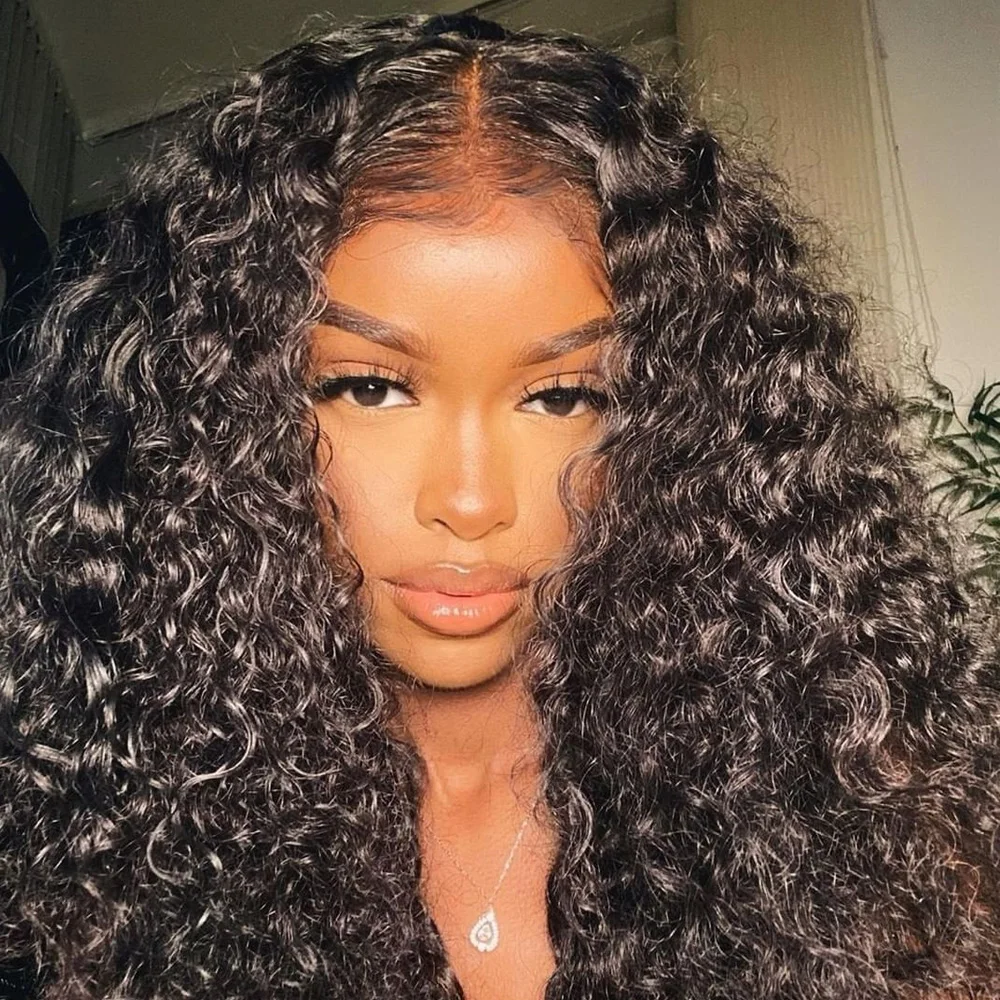 

LWIGS Wholesale Deep Curly HD Lace Human Hair Wigs for Black Women 360 Lace Frontal Wig Brazilian Vrigin Human Hair Natural Wigs
