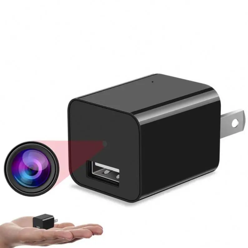 

HD 1080P WiFi Adapter Motion Detection Pinhole USB Wall Charger Camera