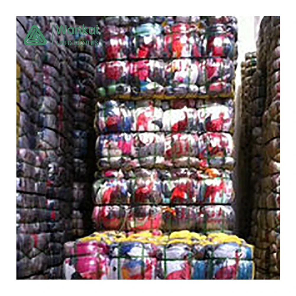 

Popular Low Price Bulk Wholesale 90% Clean New, High Quality Korean Tees Used Clothes Bales 100Kf, Mixed color