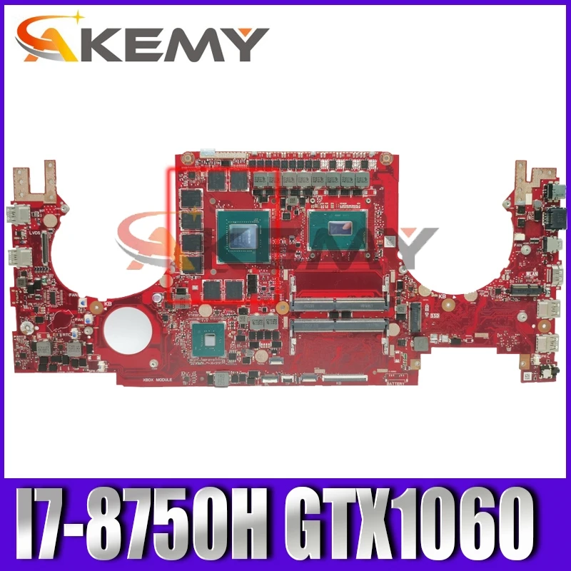 

Akemy GL703GS Laptop motherboard for ASUS ROG Strix SCAR GL703GS S7BS original mainboard HM370 I7-8750H GTX1060 3GB/6GB