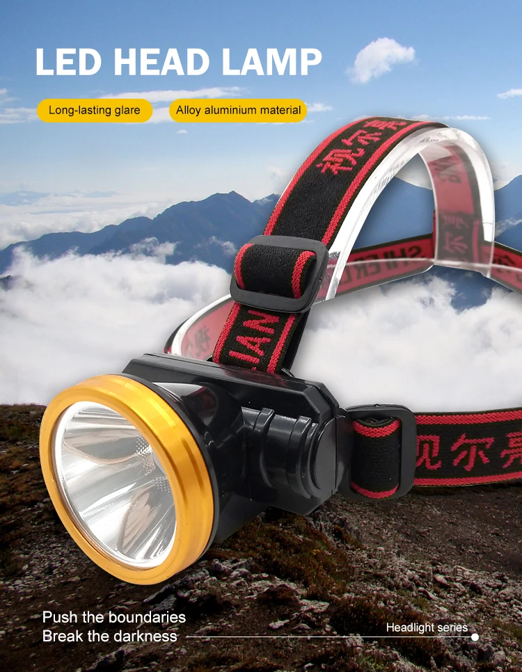 Waterproof Camping Fishing Lithium Battery Outdoor 50W LED Head Light