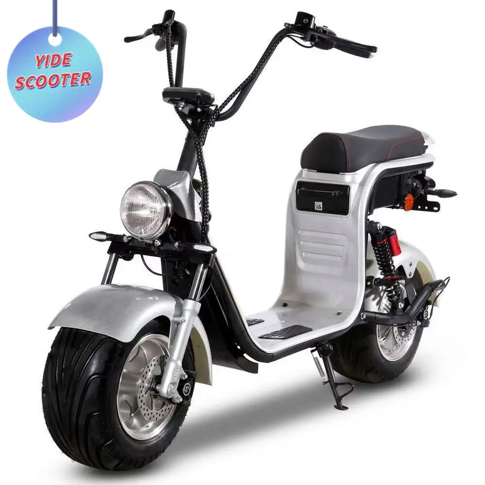 

Popular Electric Scooter 1000W 60V 3 Wheel Fat Tyre Citycoco Electronic Scooter With Single Seat Citycoco, Black