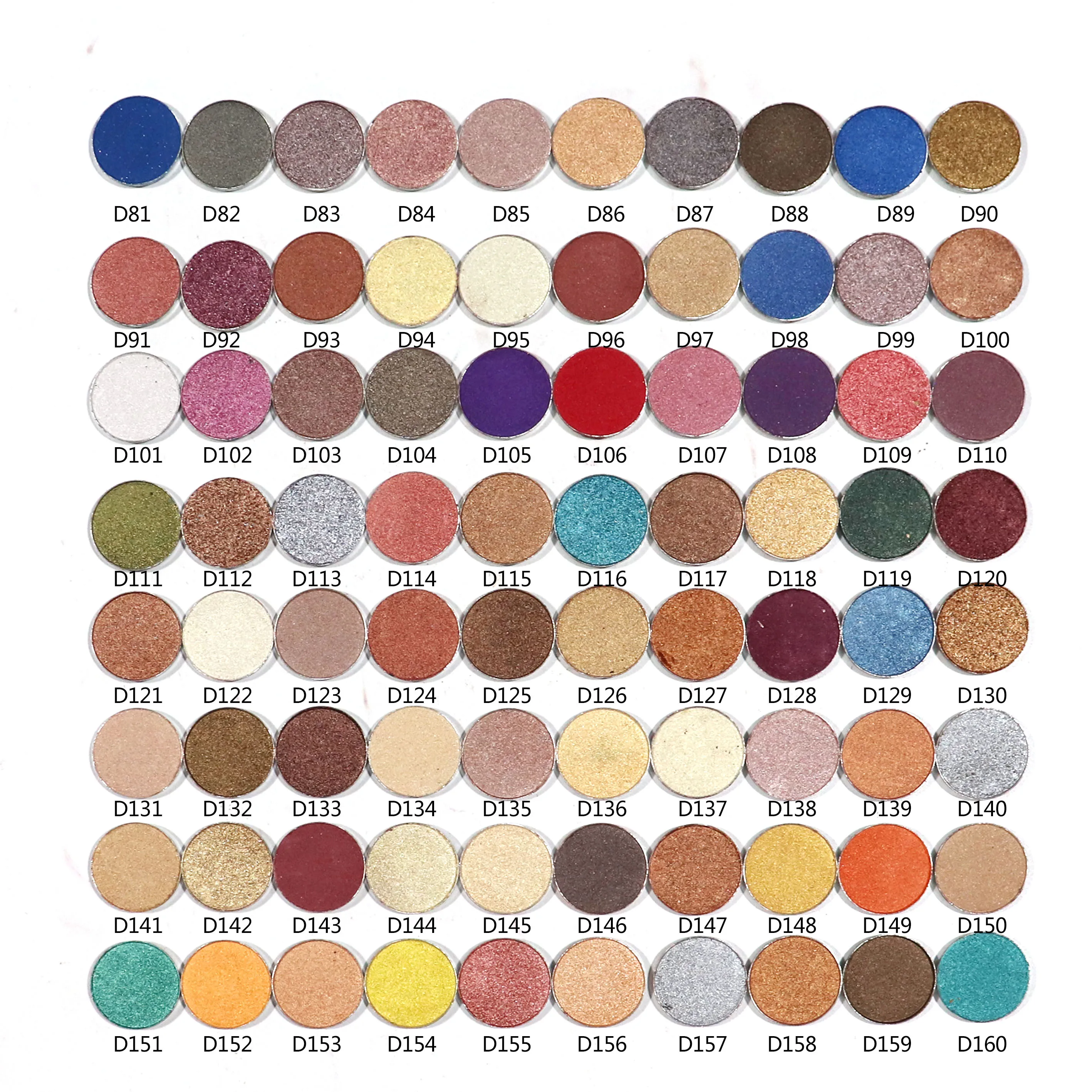 

Pressed eyeshadow Multichrome duochrome shades 500 colors available, Single-color