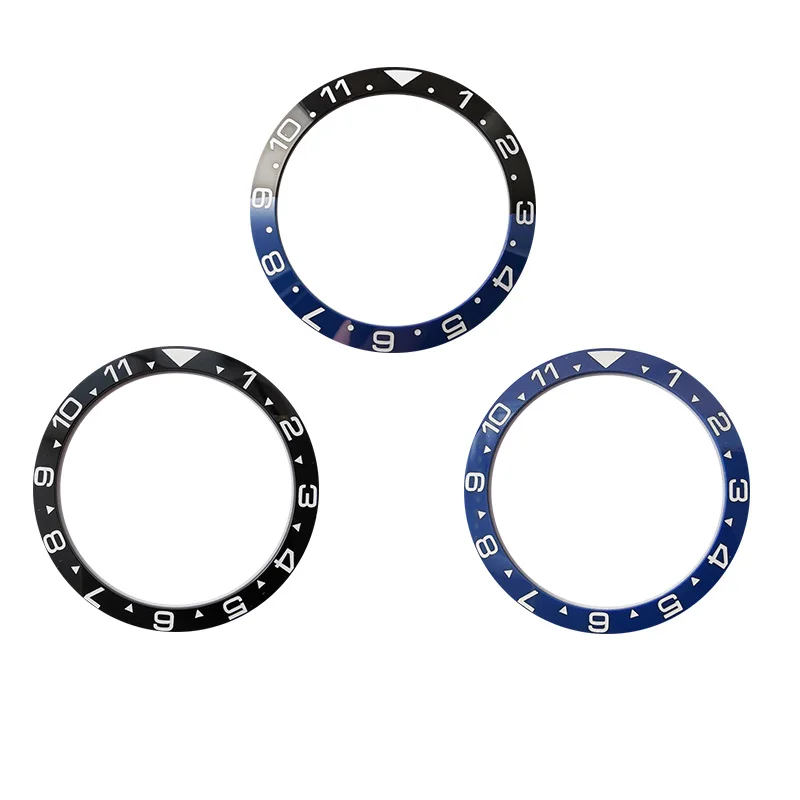 

High Quality Wholesale 38mm Flat ceramic bezel inserts Parts For SKX007 SKX009 watch