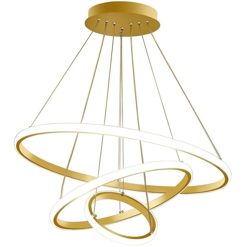 

Nordic Round Ring LED Pendant Light Black Living Dining Room Furniture Home Decoration Indoor Lighting