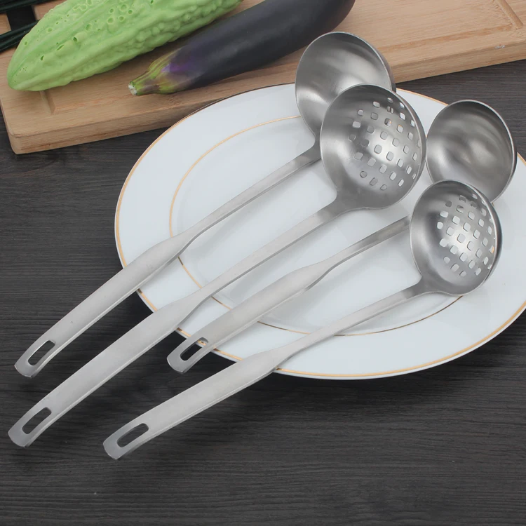 

eco friendly heat resistant non scratch slotted spoon kitchen cooking utensils set