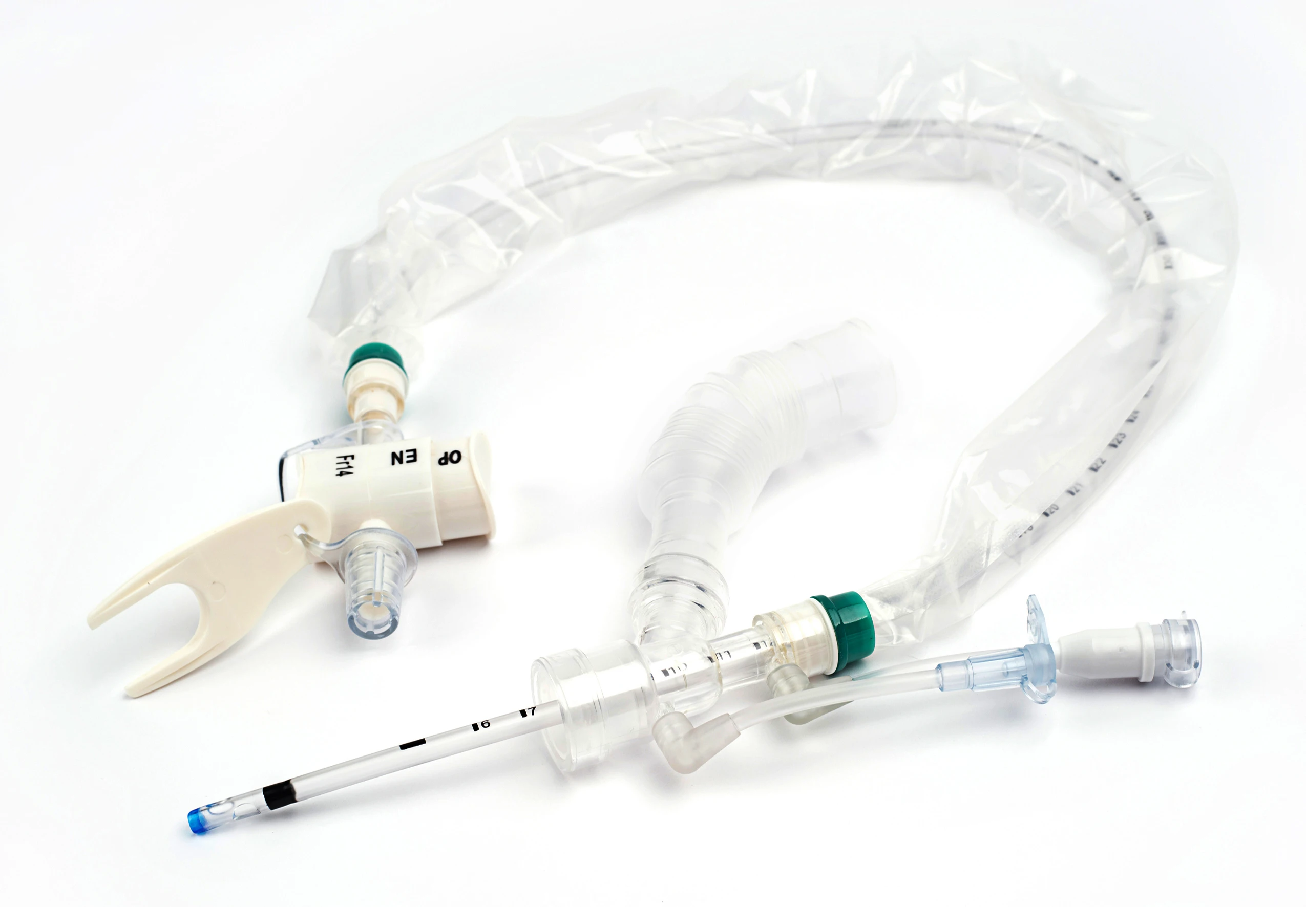 BESDATA Kim Vent closed suction system endotracheal tracheostomy ETT 24Hrs 72 Hrs adult pediatric secretion catheter tub
