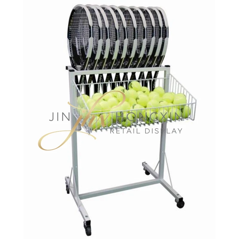 Factory Supply Free Standing Tennis Racket Display Stand Racks Buy