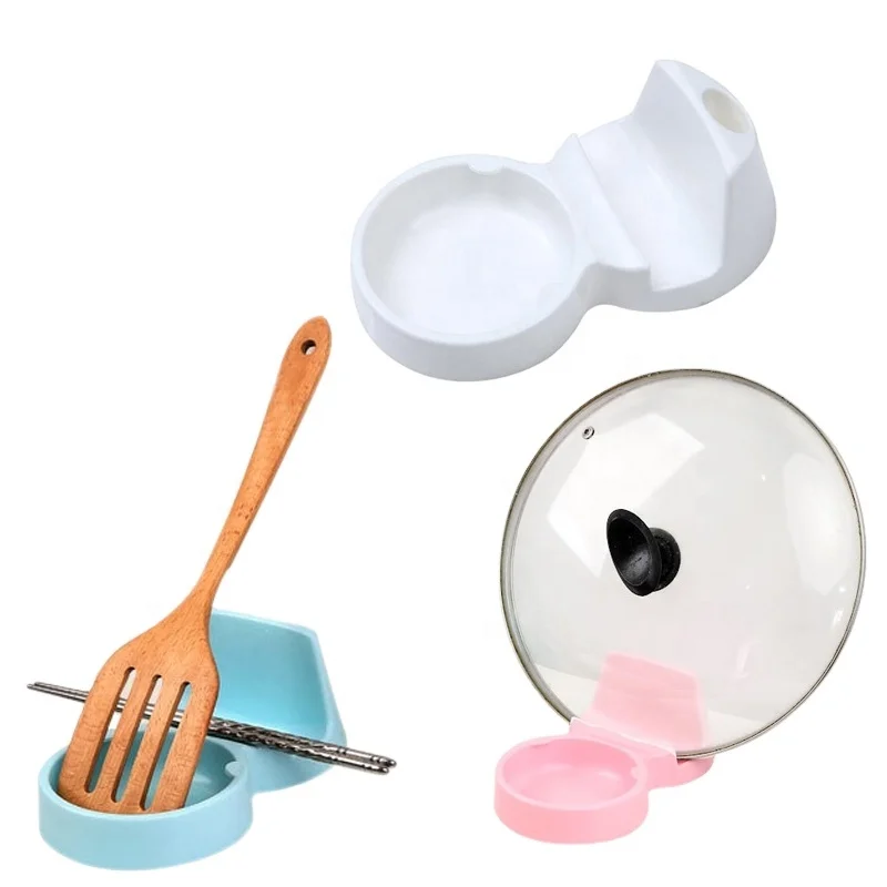 

Pot Lid Rack Spatula Anti-leakage Oil Rack Dry Drain Storage Plastic Pot Lid Chopstick Rack Kitchen Tools