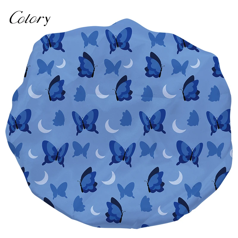 

Colory Kids Satin Sleep Reversable Hair Marble Bonnets, Customized color