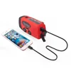Flashlight Cell Phone USB Charger 1000amh battery Emergency Solar Hand Crank AM FM NOAA Portable mini Radio