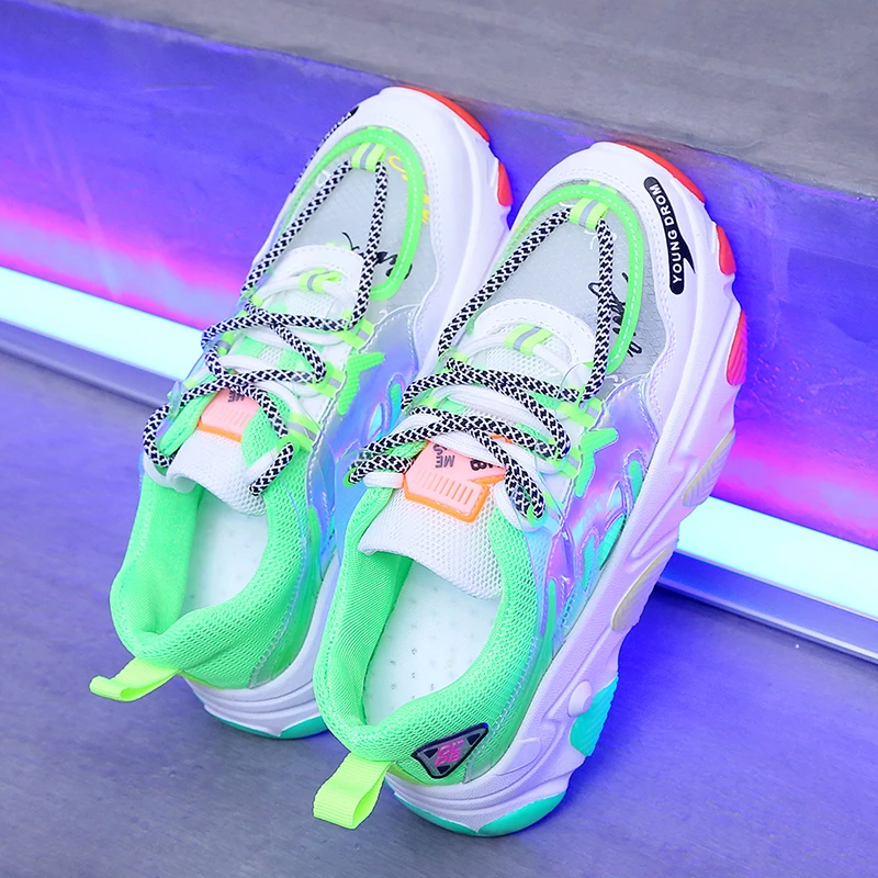 

2021 Summer Women Shoes Sneakers Genuine leather Breathable Women's Shoes Fashion Women Trainers Ladies Footwear