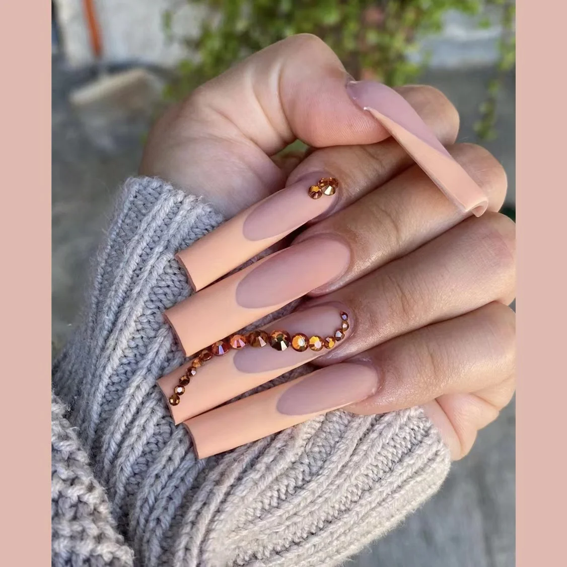 

Good Quality Artificial False Press On long Nail Tips Private label design false Nails Printed With Cheap Price