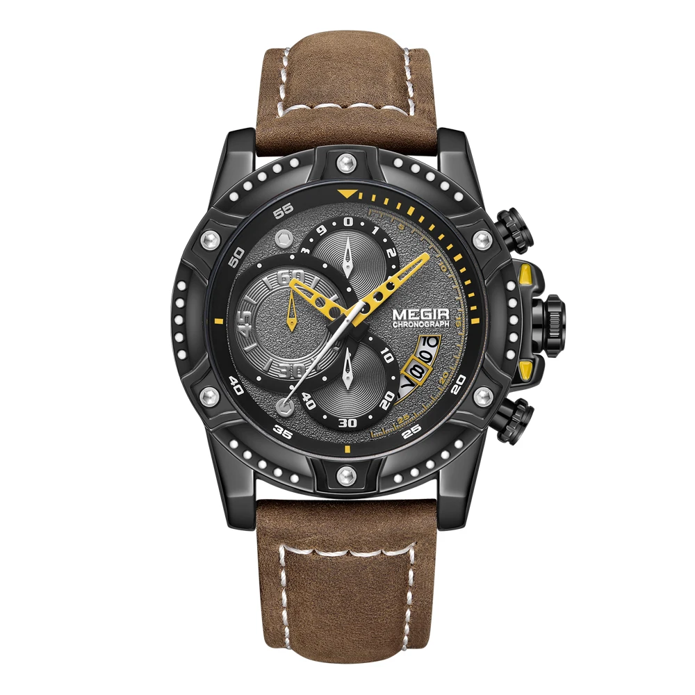 

Wholesale Chronograph OEM Custom Watch Men Sport Quartz Watch