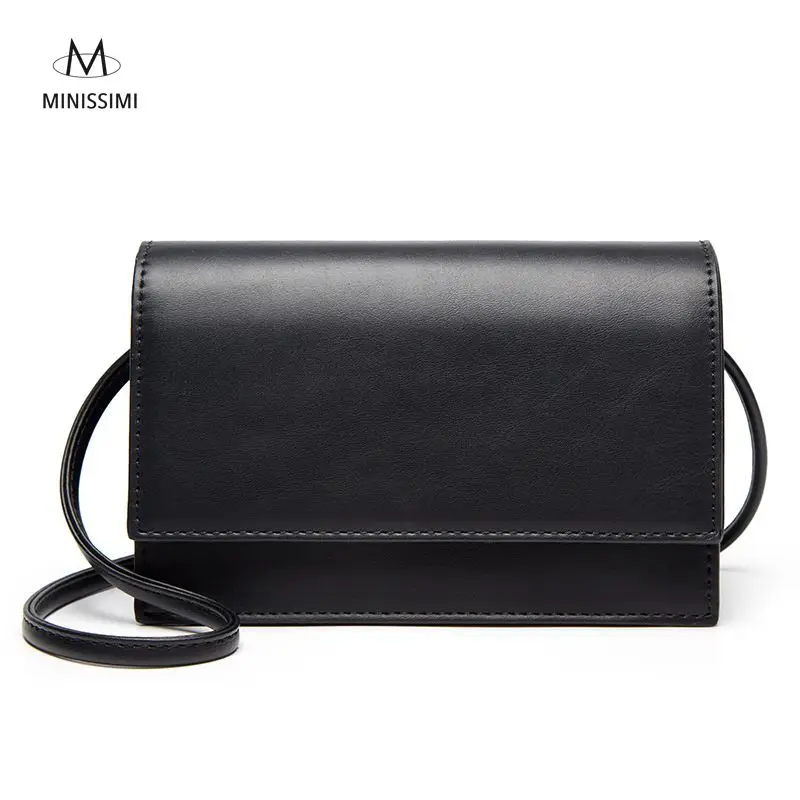 

Customized Logo Sac A Main Femme Crossbody Purse Women'S Messenger Bags Pure Color Custom Hand Bag