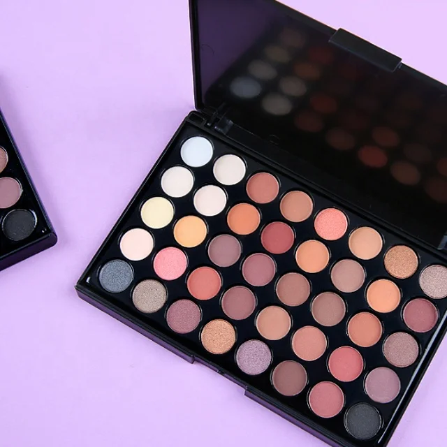 

40 Colors Shimmer Eyeshadow Pallets No Label Waterproof And Long-lasing Makeup Matte Eyeshadow Palette