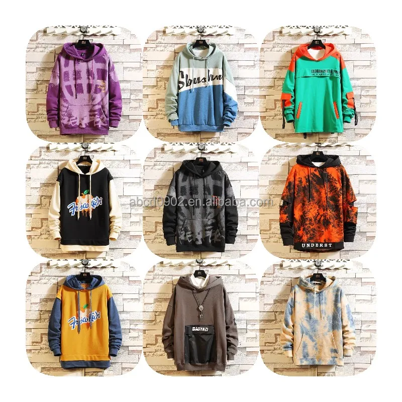 

Wholesale Mens Thick Fleece Lined Men's Hoodies Oversized High Quality Hoodies Unisex