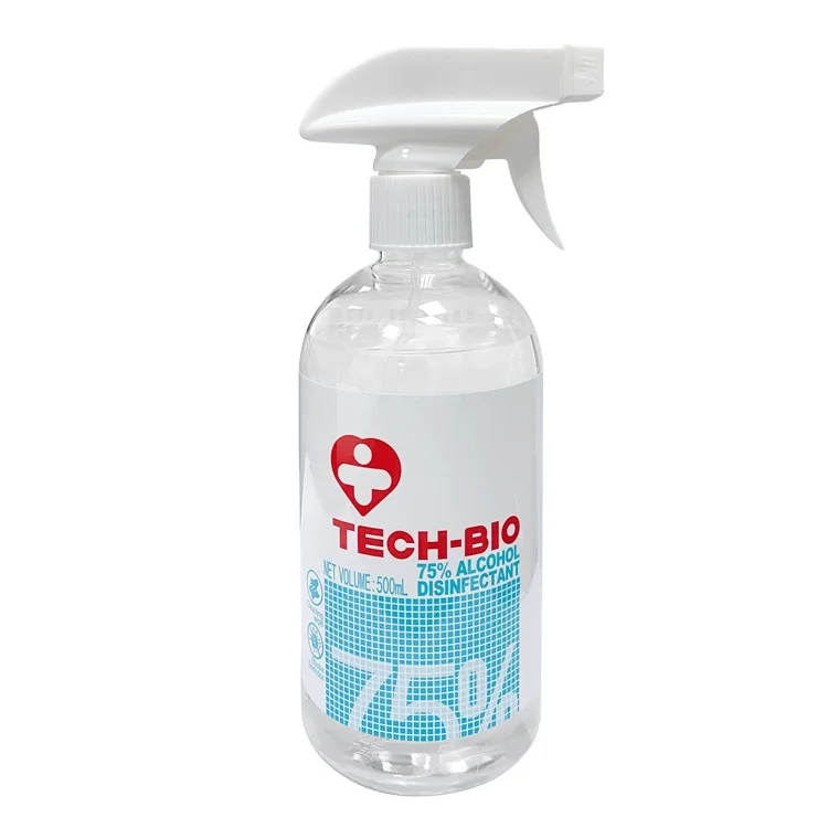 

75% Alcohol Disinfectant Alcohol Hand Sanitizer Spray 50ml 500ml 2.5L Customized Private Logo Surface Cleaning, Clear