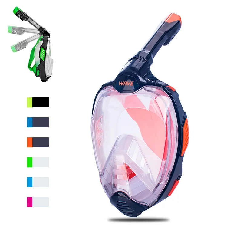 

Trade assurance High quality cool design best diving mask full face snorkel, Any color