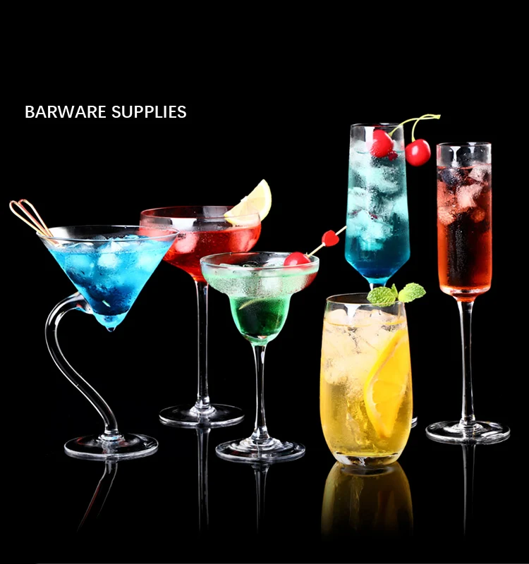 

Cocktail Glass Creative Martini glass Bars KTV Champagne Cup Bubble Wine Personality Cup Goblet drinking glasses in bulk