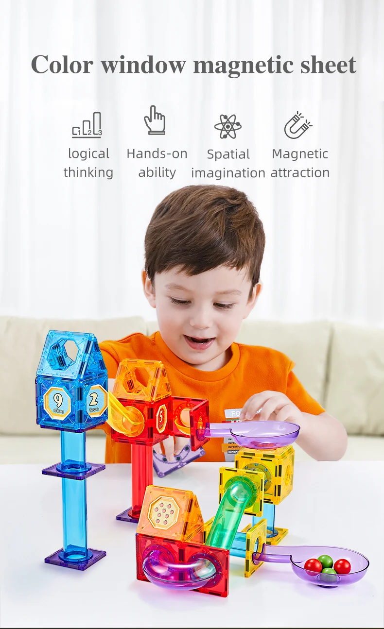 3d Color Window Sheet Children Assembled Toy Ball