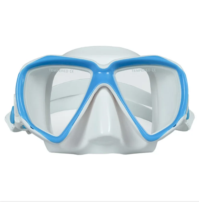 

Snorkeling Mask High-definition Light-transmitting Fit and Leak-proof Adjustable Buckle Youth Diving Goggles, As pic