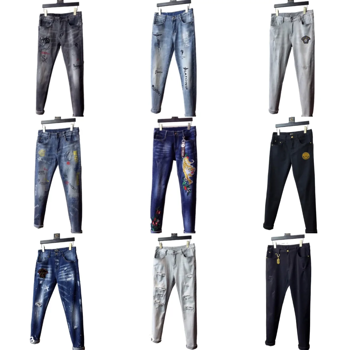 

Wholesale High Quality Mens Fashion Oem Odm Slims Skinny Long Jeans For Man