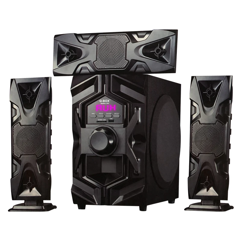 

QBOX Q1203 speaker powered party woofer speaker home theater pc music speakers