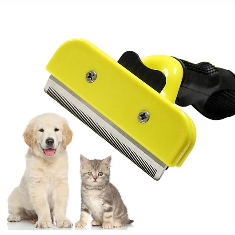 

Ningbo Pet Products Pet Grooming Brush for Small Animal Dogs Cats with Short to Dramatically Reduces Long Hair Comb Brush Tool, Customized