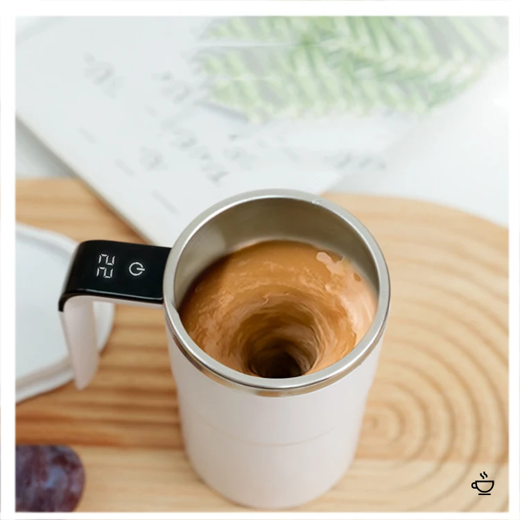 Electric Portable Coffee Cup Intelligent Temperature Control Magnetic Automatic Stirring Cup Milkshake Cup