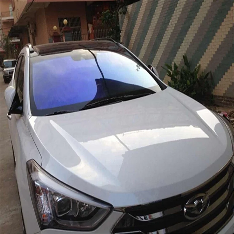 75% אור הנראה רעיוני גבוהה קדמי מכונית זיקית סגול גוון חלון