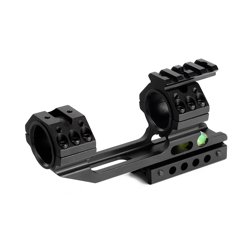 

Fyzlcion 11mm 3/8" Dovetail 20mm Picatinny Weaver Dual with Spirit Bubble Level Ring Offset Optical Sight Scope Mount, Black