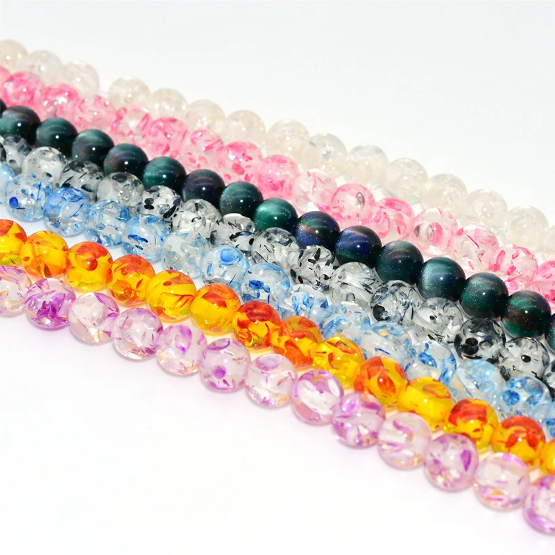 

Trade Insurance Enough Stock Goods 8mm 7 Colors Amber Resin Loose Beads