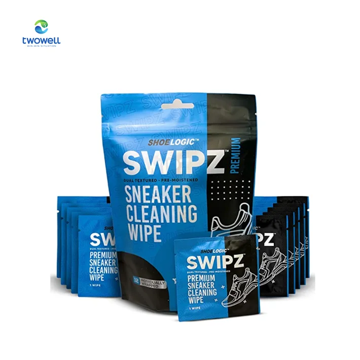 

12pcs/bag Quick Care All Purpose Sneaker cleaning Wipes remove stains shoes shine wet wipes